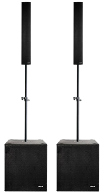 Foto-PA Anlage mit 2800 Watt RMS