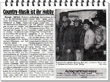 Scoutband in der NNN - Zeitungsartikel