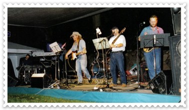 Fotodukument - Scoutband beim Open Air